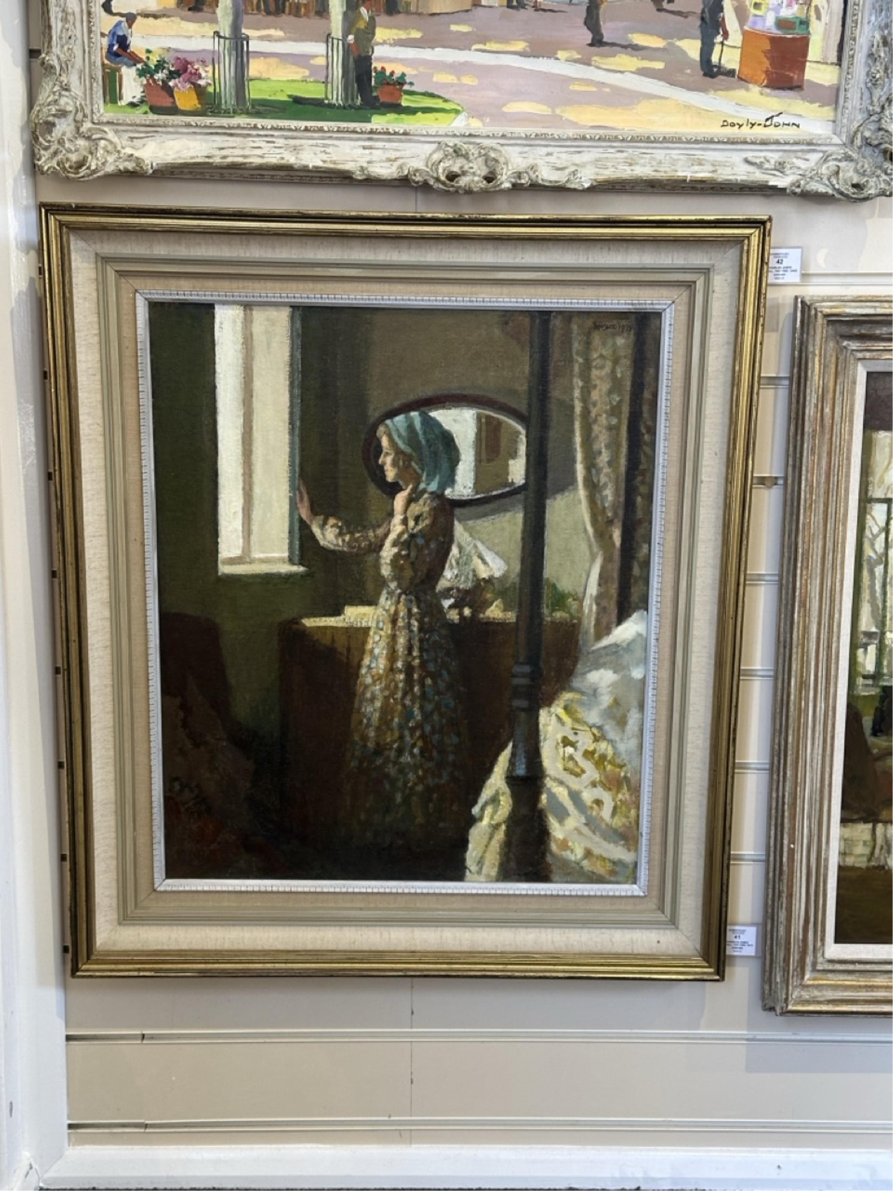 Charles James McCall, 1907-1989, 'Janet at the Window'